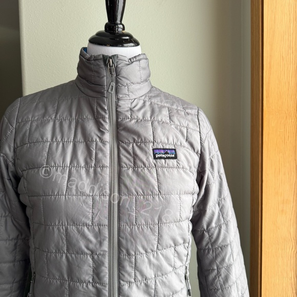 Patagonia Nano Puff Jacket Small Nickel Gray Windproof Water Resistant S - Picture 4 of 16